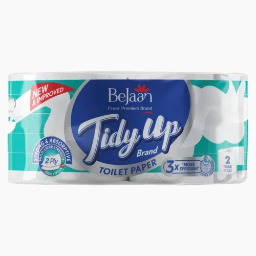 BeJaan New & Improved Tidy Up 2-Ply Toilet Paper Roll Twin