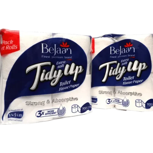 BeJaan Extra Soft Tidy Up 2-Ply Tidy Up Toilet Tissue Paper Roll Pack of 4