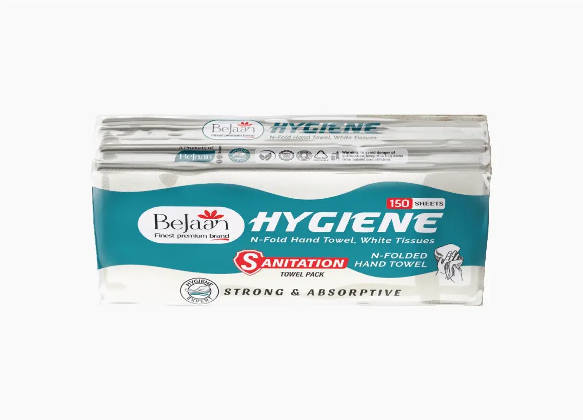 BeJaan Hygiene N-Fold 2-Ply Hand Towel Tissues (75 Tissues - 150 Sheets)