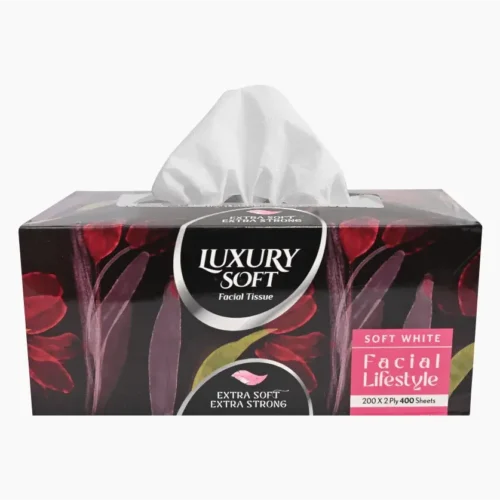 Luxury Soft 2-Ply Soft White Facial Lifestyle Extra Strong Tissues